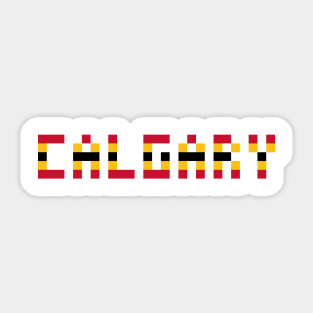 Pixel Hockey City Calgary 2017 Sticker